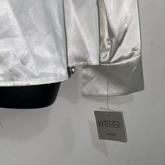 Pearl Button Down Blouse - Picture 6 of 9